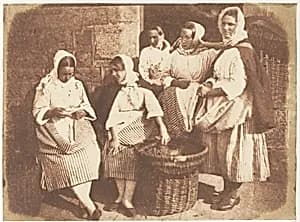 Newhaven Fishwives by David Octavius Hill|Robert Adamson|Hill and Adamson