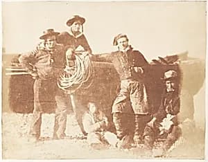 Newhaven Group by David Octavius Hill|Robert Adamson|Hill and Adamson