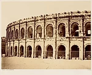 Nîmes, Amphithéâtre by Edouard Baldus