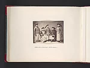 Northern Chinese Merchants, Winter Costume by John Thomson