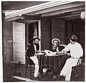 Officers of U.S.S. Hunchback by Mathew B. Brady|Unknown