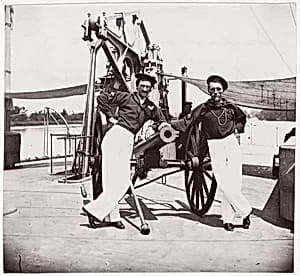 Officers of U.S.S. Hunchback by Mathew B. Brady|Unknown