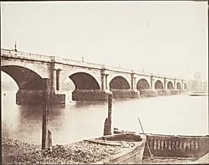 Old Waterloo Bridge, London by William Henry Fox Talbot