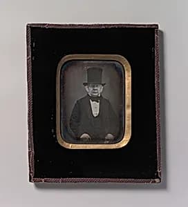 [Older Man Wearing Top Hat] by Unknown