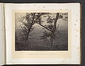 Orchard Knob from Mission Ridge by George N. Barnard
