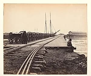 [Ordnance Wharf, City Point, Virginia] by Thomas C. Roche