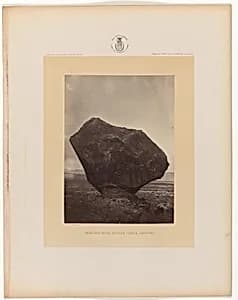 Perched Rock, Rocker Creek, Arizona by Lieutenant George Montague Wheeler|William Bell