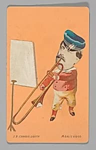 [Photo Collage: Musician Playing Trombone]