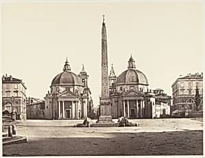 Piazza del Popolo by Eugène Constant