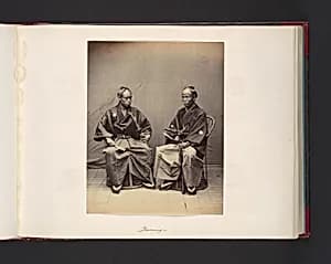 [Portrait of Two Government Officials] by John Thomson