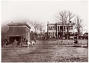 Provost Marshals Headquarters, Chattanooga by George N. Barnard|Mathew B. Brady