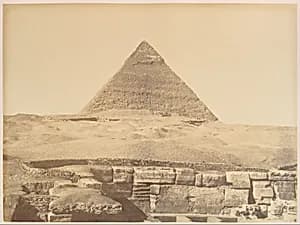 Pyramides de Gizèh by Gustave Le Gray
