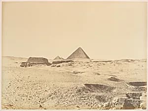 Pyramides de Gizèh by Gustave Le Gray