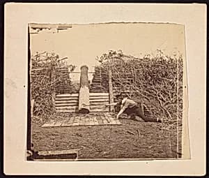 Quaker Gun, Centreville, Virginia by George N. Barnard
