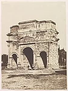 [Roman Arch at Orange] by Edouard Baldus