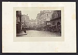 Rue de la Lingerie, de la rue Berger by Charles Marville