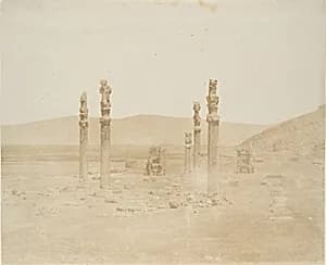 Ruine sulla prima terrazza, Persepolis by Luigi Pesce