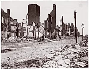 Ruins in Carey Street, Richmond by Thomas C. Roche|Alexander Gardner|Mathew B. Brady