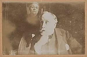 [Self-Portrait with Zoé Closier] by Edgar Degas