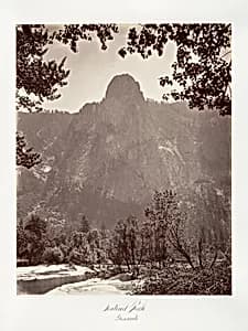 Sentinel Rock, Yosemite by Carleton E. Watkins