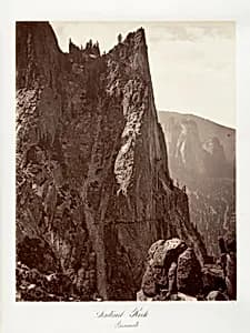 Sentinel Rock, Yosemite by Carleton E. Watkins