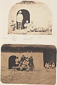[Servants and Dog] by Unknown