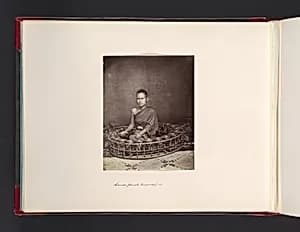 Siames Female Musician by John Thomson