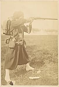 [Soldier Aiming Rifle] by Unknown