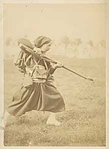 [Soldier Training with Bayonette] by Unknown
