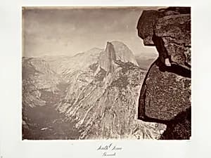 South Dome, Yosemite by Carleton E. Watkins