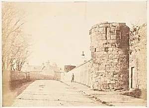St. Andrews. The Abbey Wall by David Octavius Hill|Robert Adamson|Hill and Adamson