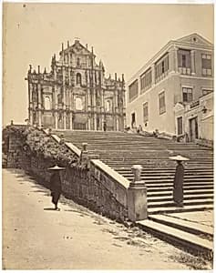 St. Pauls Cathedral, Macao by John Thomson
