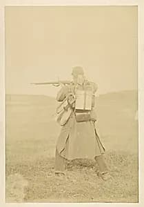[Standing Soldier Aiming Rifle] by Unknown