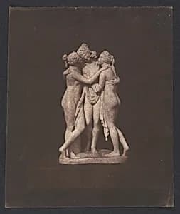 Statuette of the Three Graces by William Henry Fox Talbot