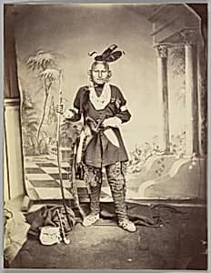 [Studio Portrait of Plains Indian] by Unknown