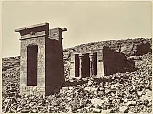Temple d'Andour by Félix Bonfils