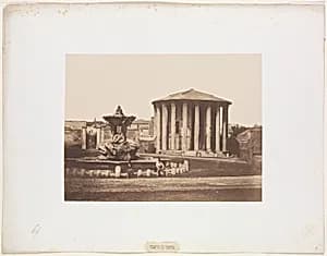 Temple of Vesta by Pietro Dovizielli