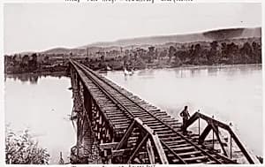 Tennessee River at Bridgeport by George N. Barnard|Mathew B. Brady