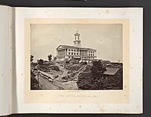 The Capitol, Nashville, Tennessee by George N. Barnard