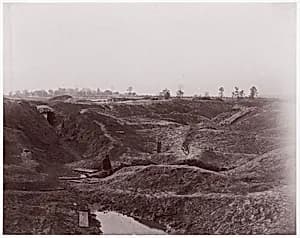 The Crater, Petersburg by Timothy H. O'Sullivan|Mathew B. Brady