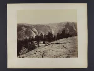 The Domes from Sentinel Dome by Carleton E. Watkins