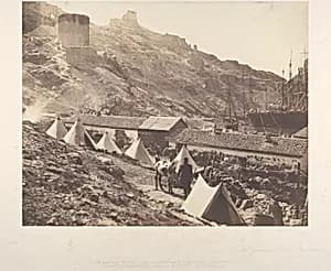 The Genoese Castle, Balaklava by Roger Fenton