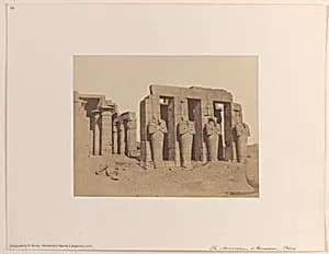 The Memnonium or Rameseiom, Thebes by J. Hogarth|Robert Murray