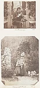 The Microscope; Thereza and Elinor by John Dillwyn Llewelyn|Thereza Dillwyn Llewelyn