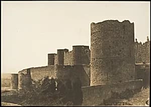 The Ramparts of Carcassonne by Gustave Le Gray|Auguste Mestral