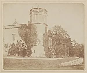 The Tower of Lacock Abbey by William Henry Fox Talbot