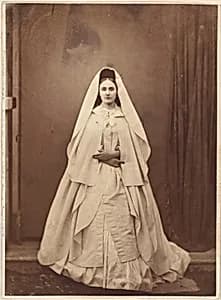 The White Nun by Pierre-Louis Pierson|Countess Virginia Oldoini Verasis di Castiglione