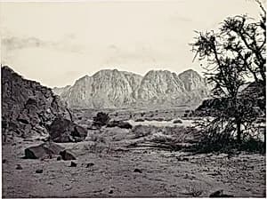 The Written Valley, Sinai by Francis Frith