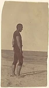 [Thomas Eakins in Swim Suit] by Thomas Eakins