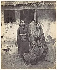 [Three East Indian Women] by Francis Frith
